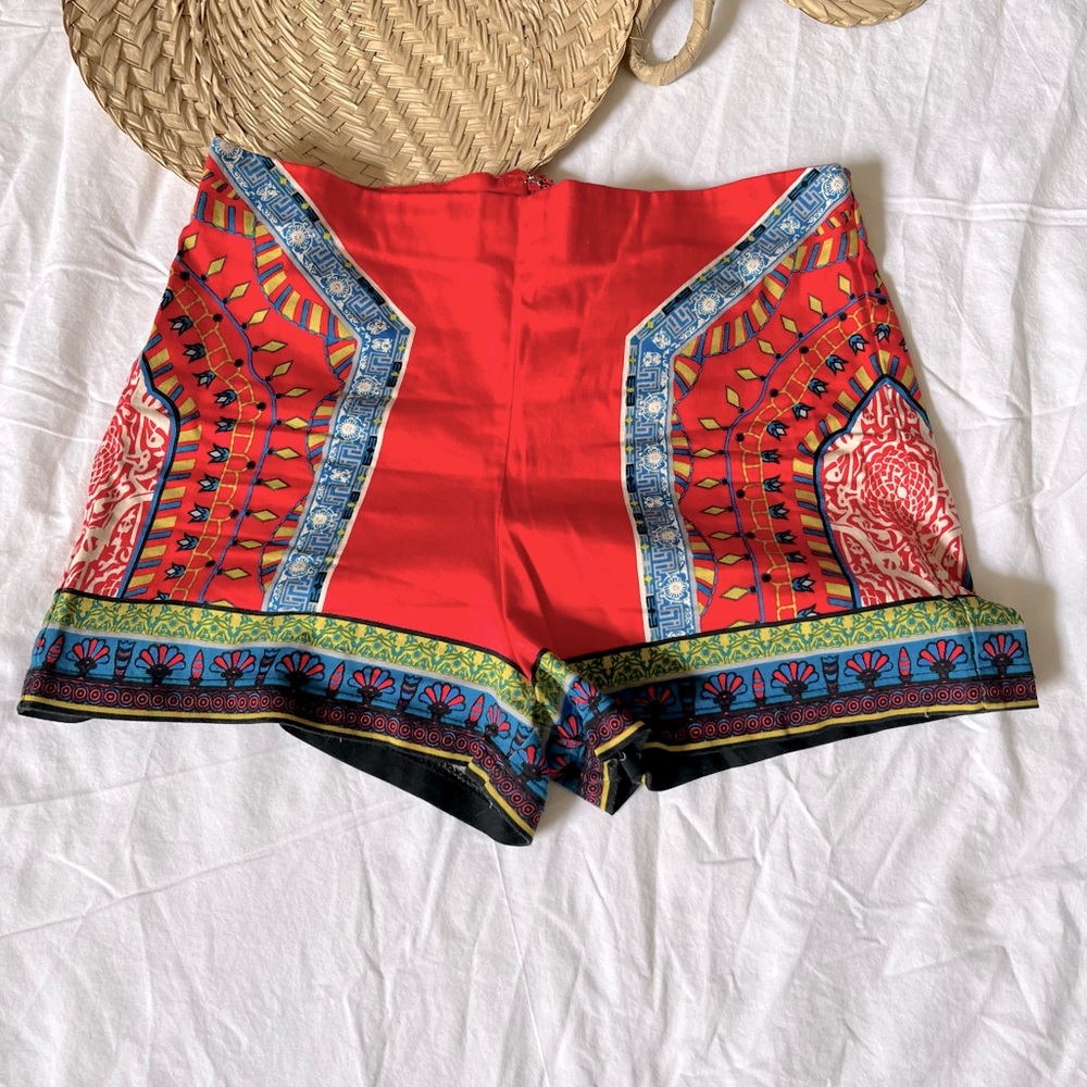 Flying Tomato Patterned Dress Shorts